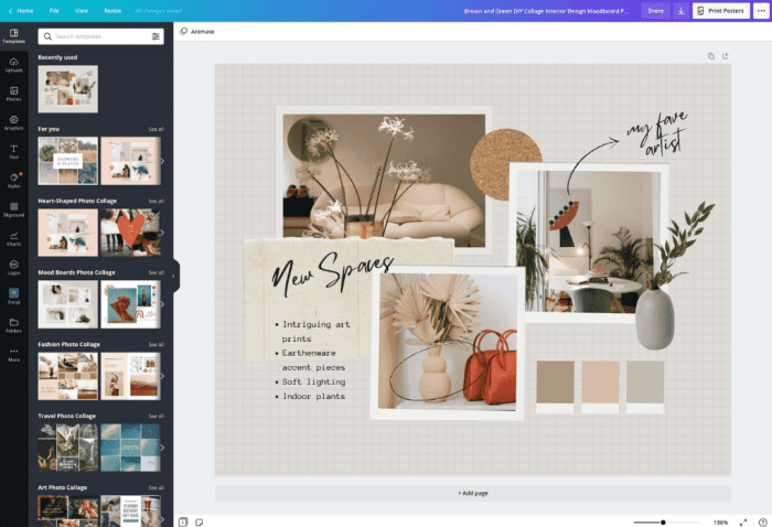 Best free mood board apps for interior design