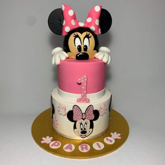 Minnie Mouse cake decoratie set: Bakken met stijl