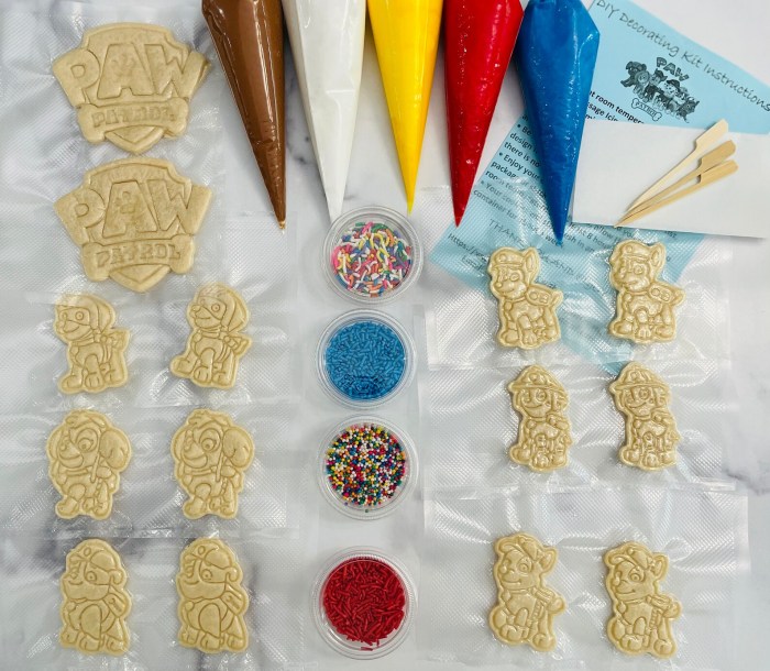 Paw patrol cookie decorating kit