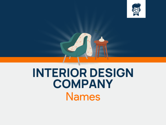 Best company name for interior design