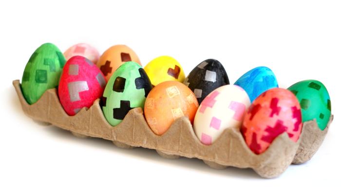 Minecraft egg decorating kit