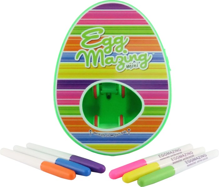 Mini eggmazing easter egg decorating kit 7pc