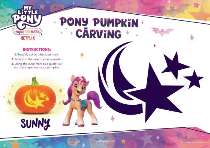 My little pony pumpkin decorating kit