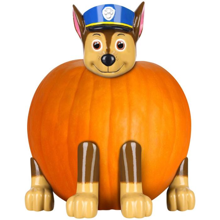 Paw patrol chase pumpkin decorating kit